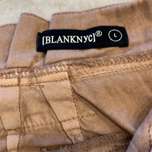 BLANKNYC | High Waist Paper Bag‎ Pants | Tan with Rope Belt | Large - Picture 8 of 16